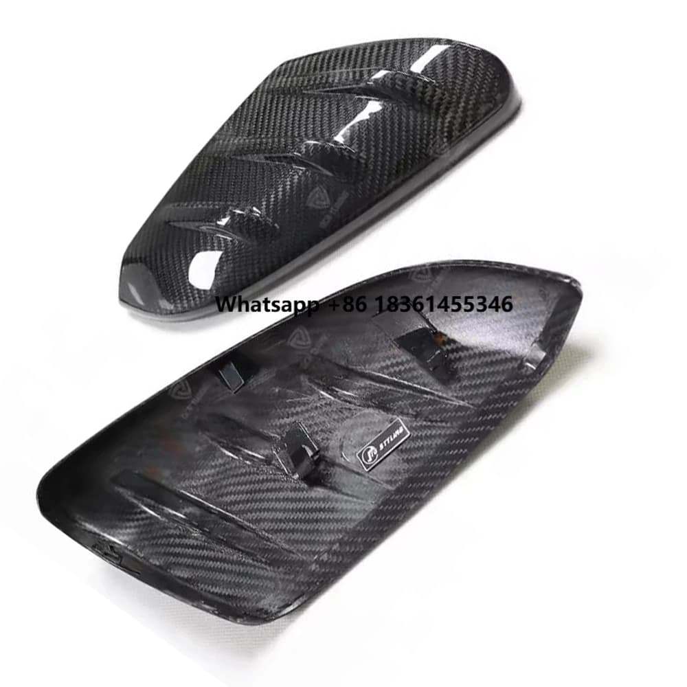 10TH Gen Civic (2016-21) Replacement Dry Carbon Fiber  Rearview Mirror Cover Fit