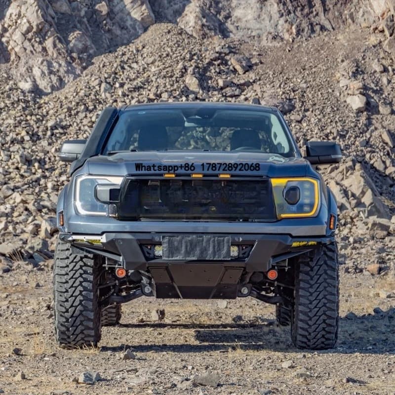 Manganese Steel Venom Front Bumper, High-Strength Off-Road Anti-Collision Protective Bar