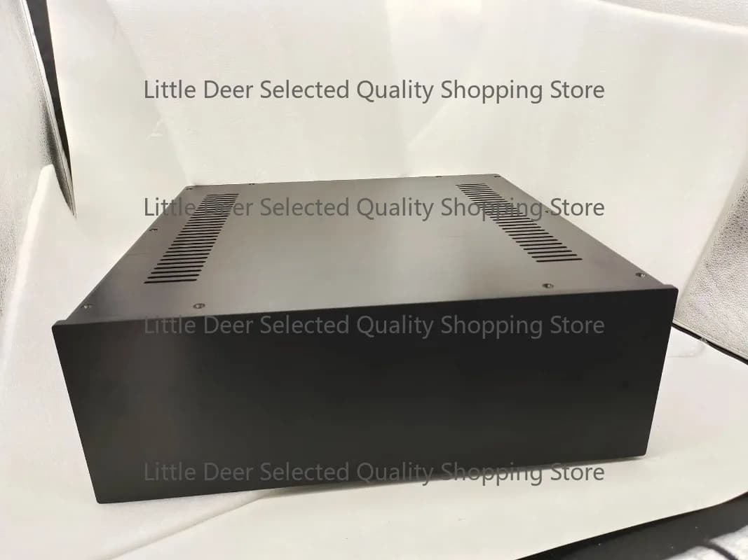 4315C Black Aluminum Chassis DIY Amplifier Audio Shell HIFI Case 430*150*408mm