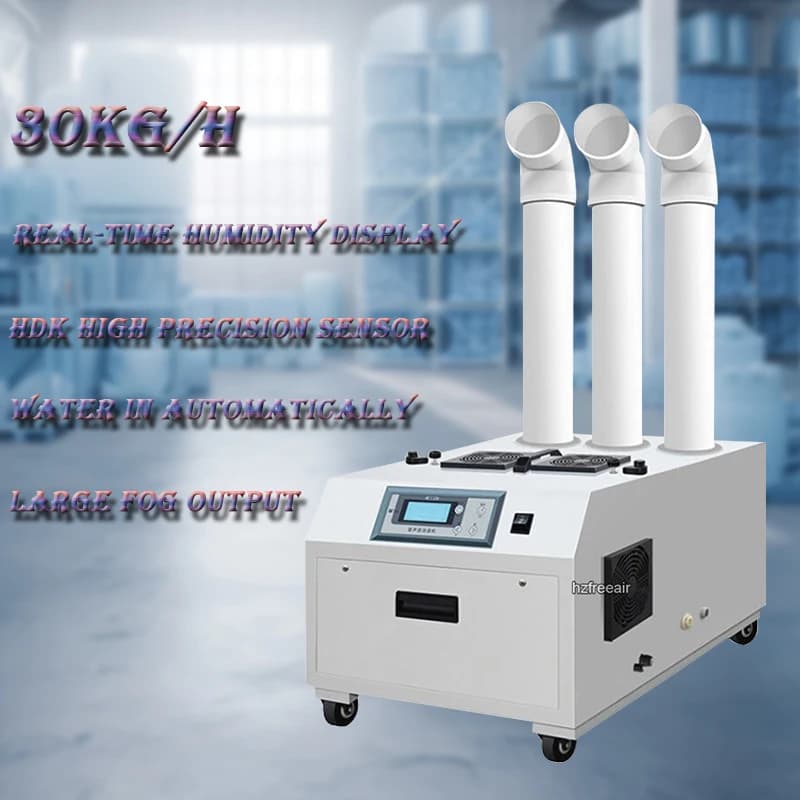 35kg/hour Electric Ultrasonic Humidifier With Cool Mist Vegetable/Fruits Fresh WIFI Function Timer