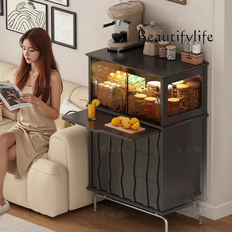 BJ Compact Storage Living Room Cabinet Coffee Drawers Sideboards Closet Living Room Cabinets Creative Gabinete Postmodern Furnit