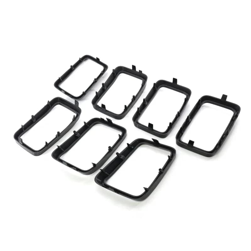 Suitable for 17-21 Jeep Grand Cherokee medium mesh frame, bright black front bar decorative grille