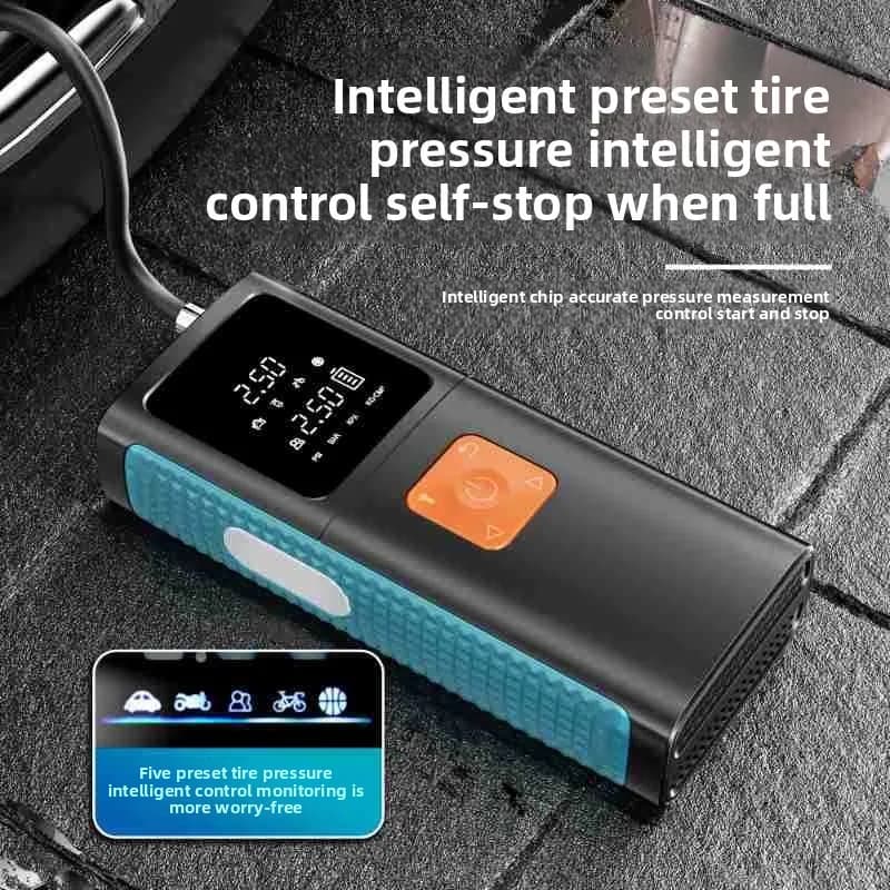 Car  start power supply air pump, integrated electric treasure multi-functional portable battery, ignition starter