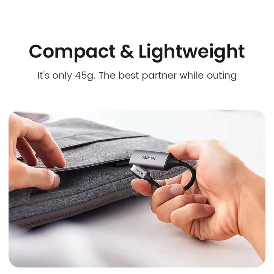 CM297 USB Type C to HDMI-Cable UGREEN 4K 60Hz USB C HDMI Adapter Nylon Braided Aluminum Alloy Shell for TV PC
