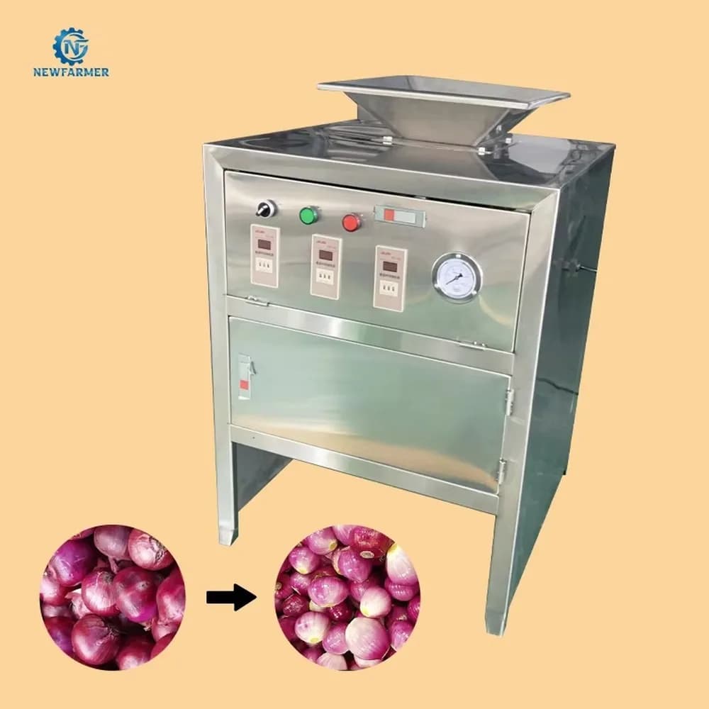 Pneumatic Onion Peeling Machine Precision Control Advanced Skin Removing Technology for Professional Food Processors