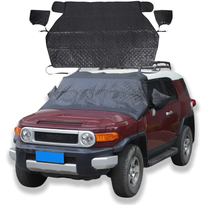 For Toyota FJ Cruiser 2007-2021  Car Windshield Snow Anti Frost Cover Windproof Winter Ice Snow Shield Sunshade Car Accessories