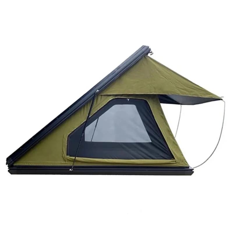 High Quality Overland Aluminum Clam Hard Shell Triangle Car Roof Tent Outdoor Camping Shelter