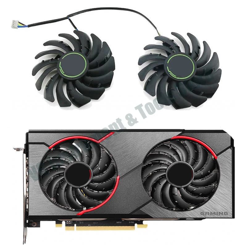 New fan PLD09210S12HH for MSI Radeon RX 5500 XT GAMING X graphics card