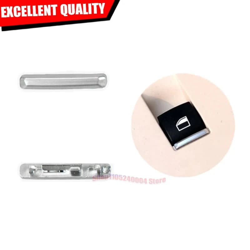Complete Right Front Door Glass Lift Switch Trim Chrome Line Interior For BMW 5 Series GT F07 7 Series F01 F02 2009-2015