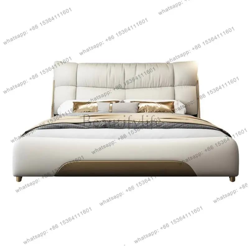YJ Stuff Decoration Double Bed Accessories Barrier Freeshippings King Double Bed Queen Luxury Letto Matrimoniale Furniture