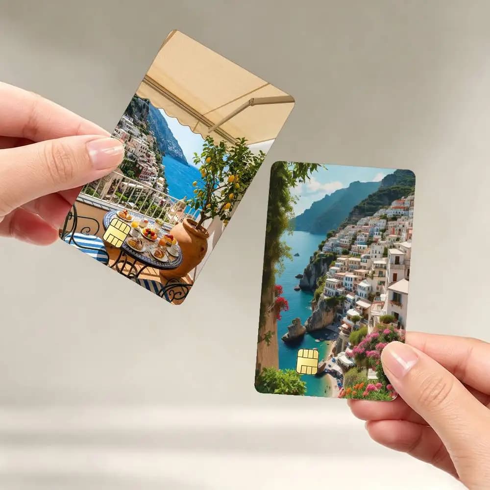 E-European A-Amalfi C-Coast L-Lemon-EACL Sticker Film Tape Skin for Credit Card Debit Card Waterproof Stickers