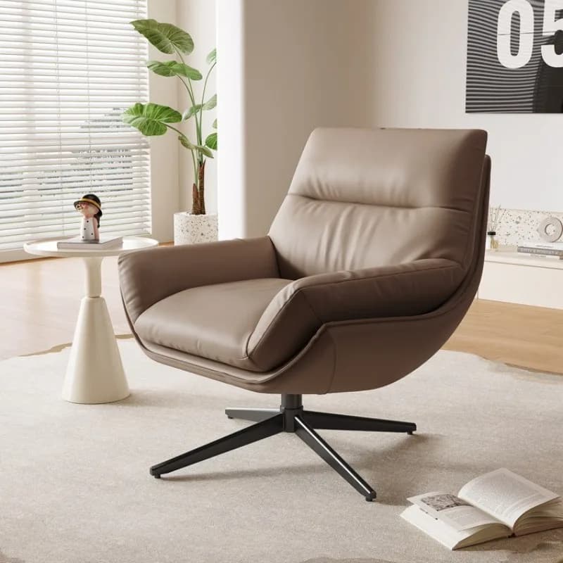 Italian style Relaxing chair single swivel balcony leisure Armchair lazy lounge mobili per il soggiorno living room furniture