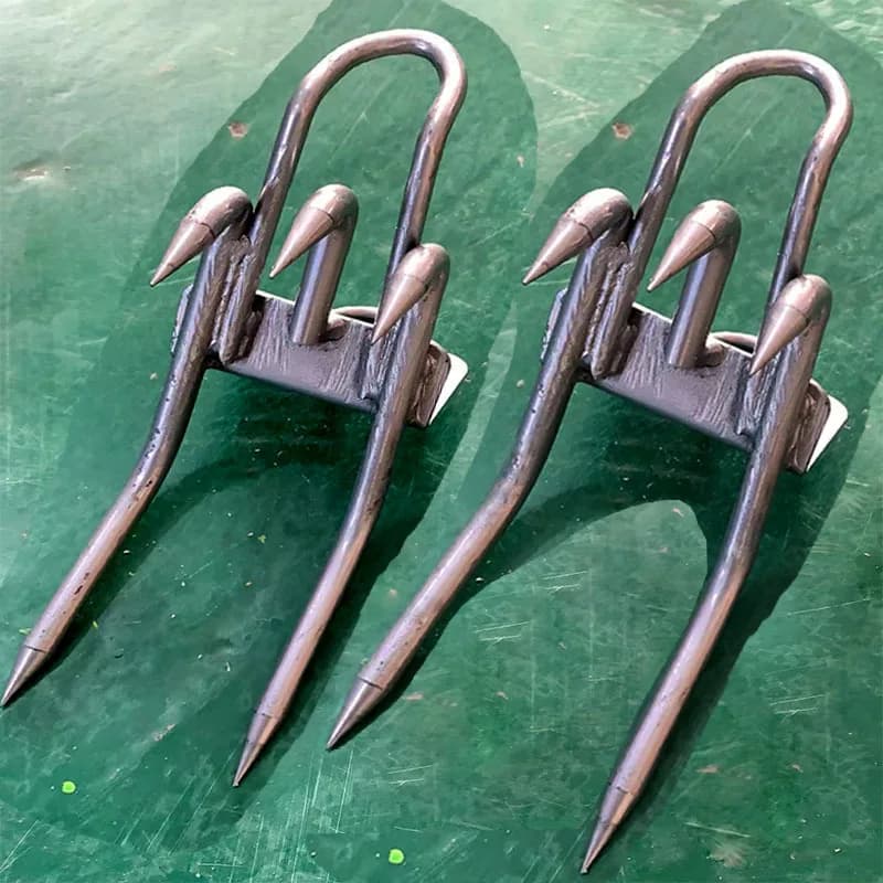 Five-claw anti-skid foot tie universal enhanced version, five-claw big crutch special tool tree climber independent station