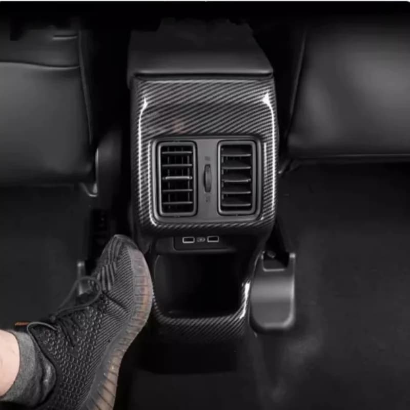 Fit For Honda XR-V  HR-V Vezel 2022 2023 2024 Car Rear Air Conditioning Outlet Cover Sticker Trim Styling Accessories