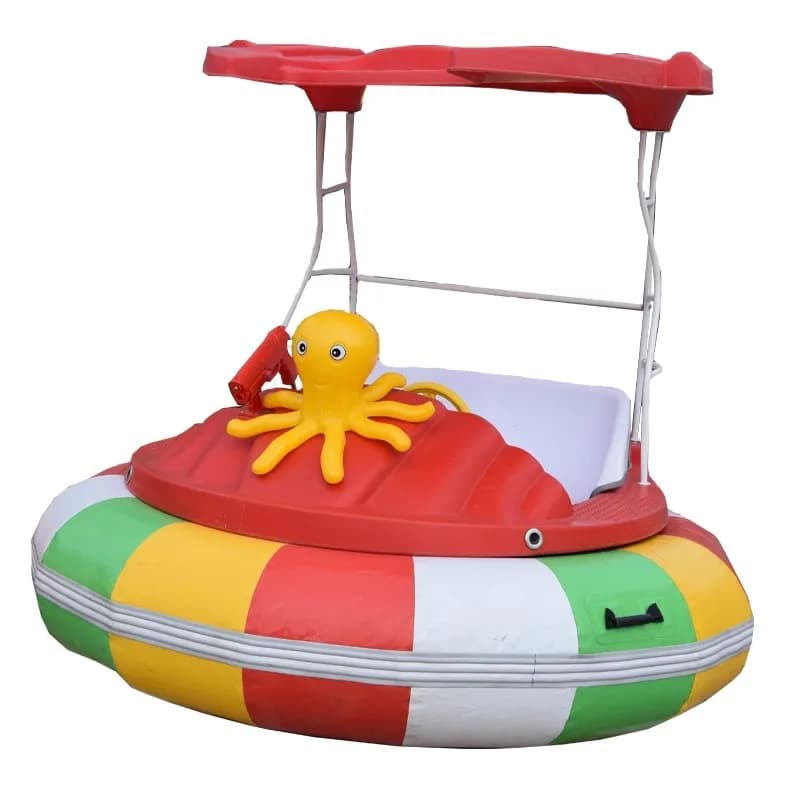 Water Pleasure Boat, Single Children's Pede Boat Summer Water Bumper Boat