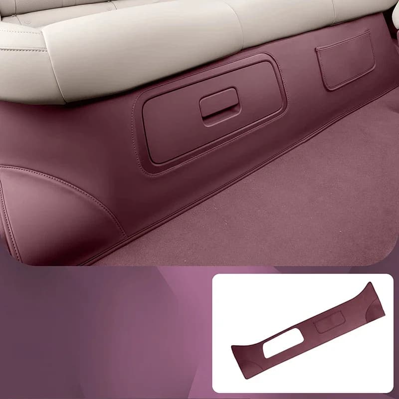 For Xiaomi YU7 2025 2026 Car Anti Kick Pad Rear Seat Protection Pad Leather Wear-resistant Interior Modification Accessories