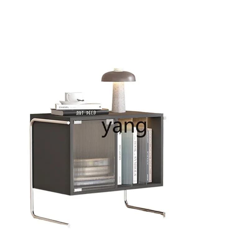 LMM bedside table rack modern simple locker bedroom hanging home light luxury