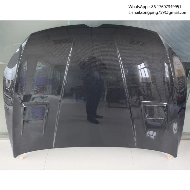 Car Upgrade Carbon Fiber Engine Hood New Condition Fit for Volkswagen 2013-2020 Golf 7 Wet Carbon Fiber Aspec Style