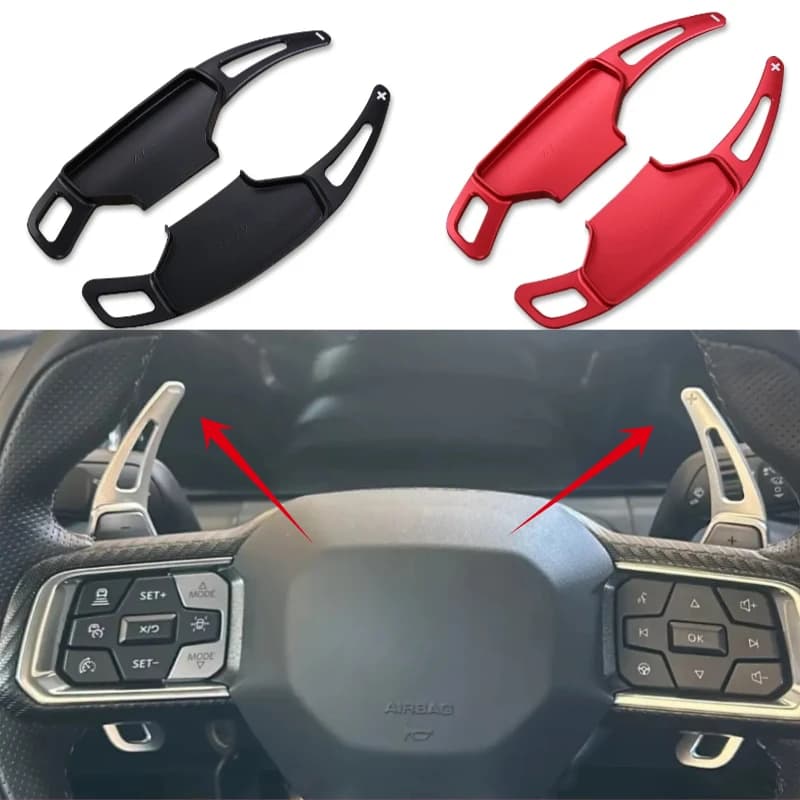 For Ford Mustang 2024 2025 2026 Car Steering Wheel Shift Paddle Paddles DSG Extension Aluminum Alloy Sticker