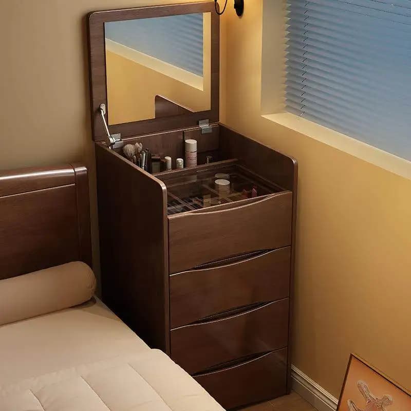 Lighting LongNordic Dressing Table Storage Huge Black White Dressing Table White Clothing Coiffeuse De Chambre Bedroom Stuff
