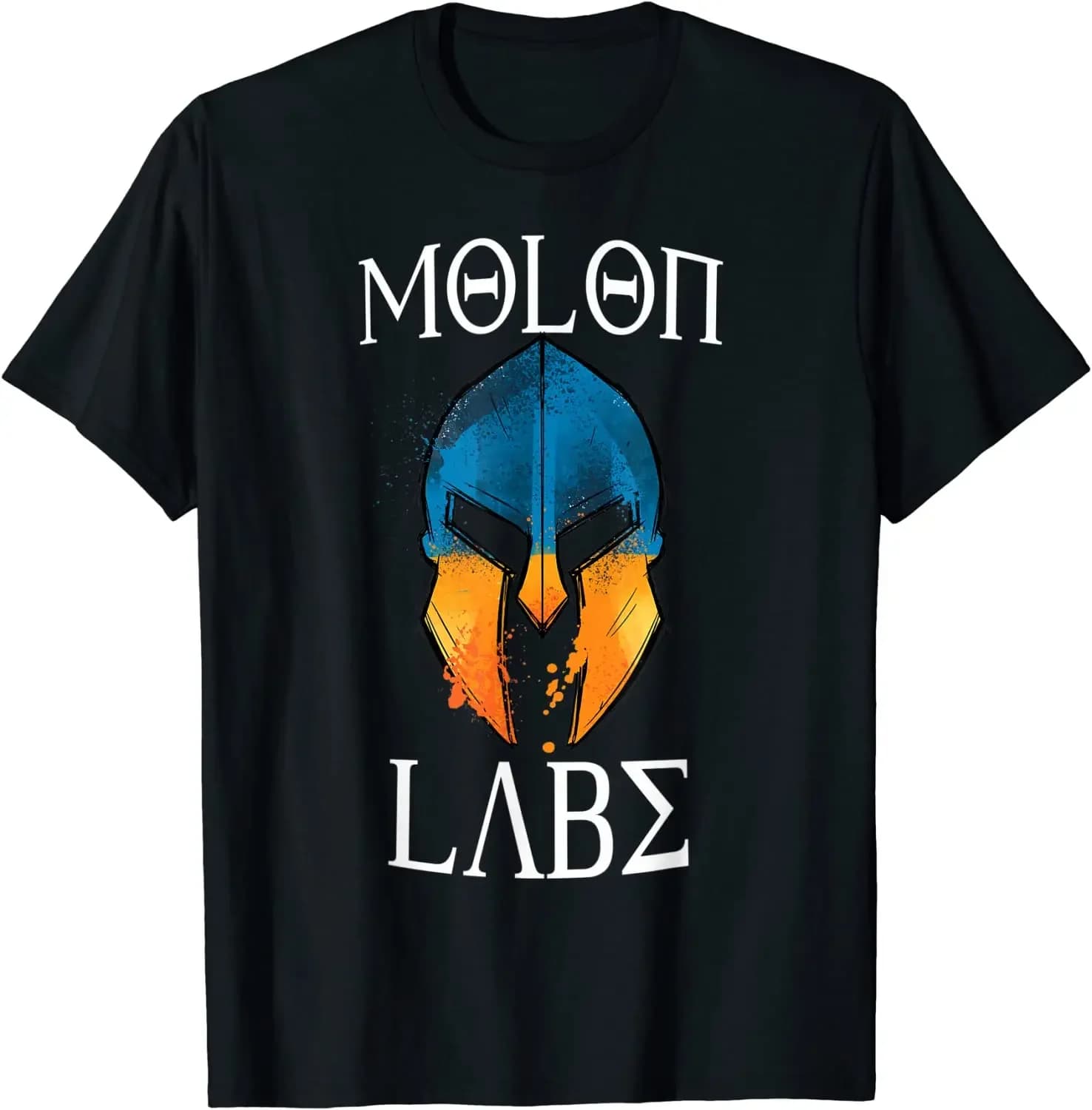 Sparta Molon Labe Bodybuilding Spartan Helmet Men T-Shirt Short Sleeve Casual 100% Cotton O-Neck Summer TShirt