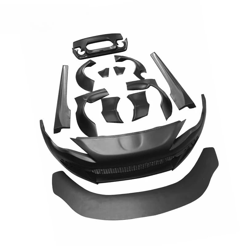 Modified second-generation wide-body large surrounding front bar wheel eyebrow side skirt