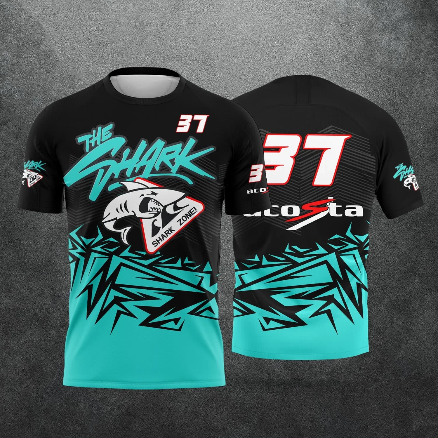 Shark Motocross Inspired 3D Print T Shirt Unisex Summer Casual 2026 New Motorcycle Style Tee Tops