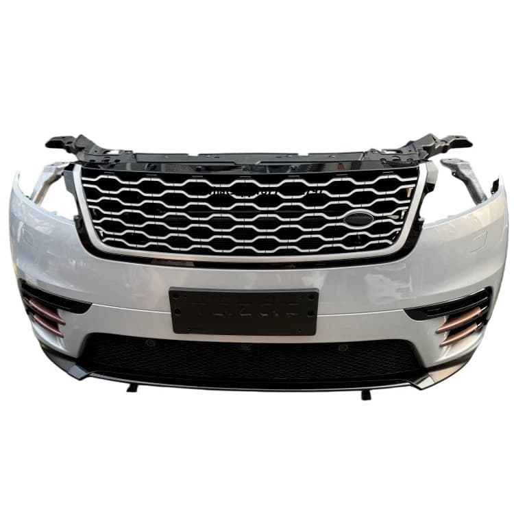 High Quality Original Front Bumper For Range Rover Velar L560 Car Front Bumper Body Kit With Radar Holes Fog Lamp Bracket