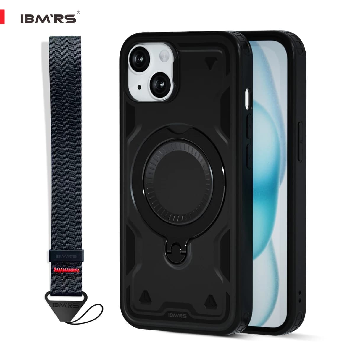 For iPhone 13/13 Pro/13 Pro Max Case,Magsafe Kickstand Cover, Military Protection Lanyard