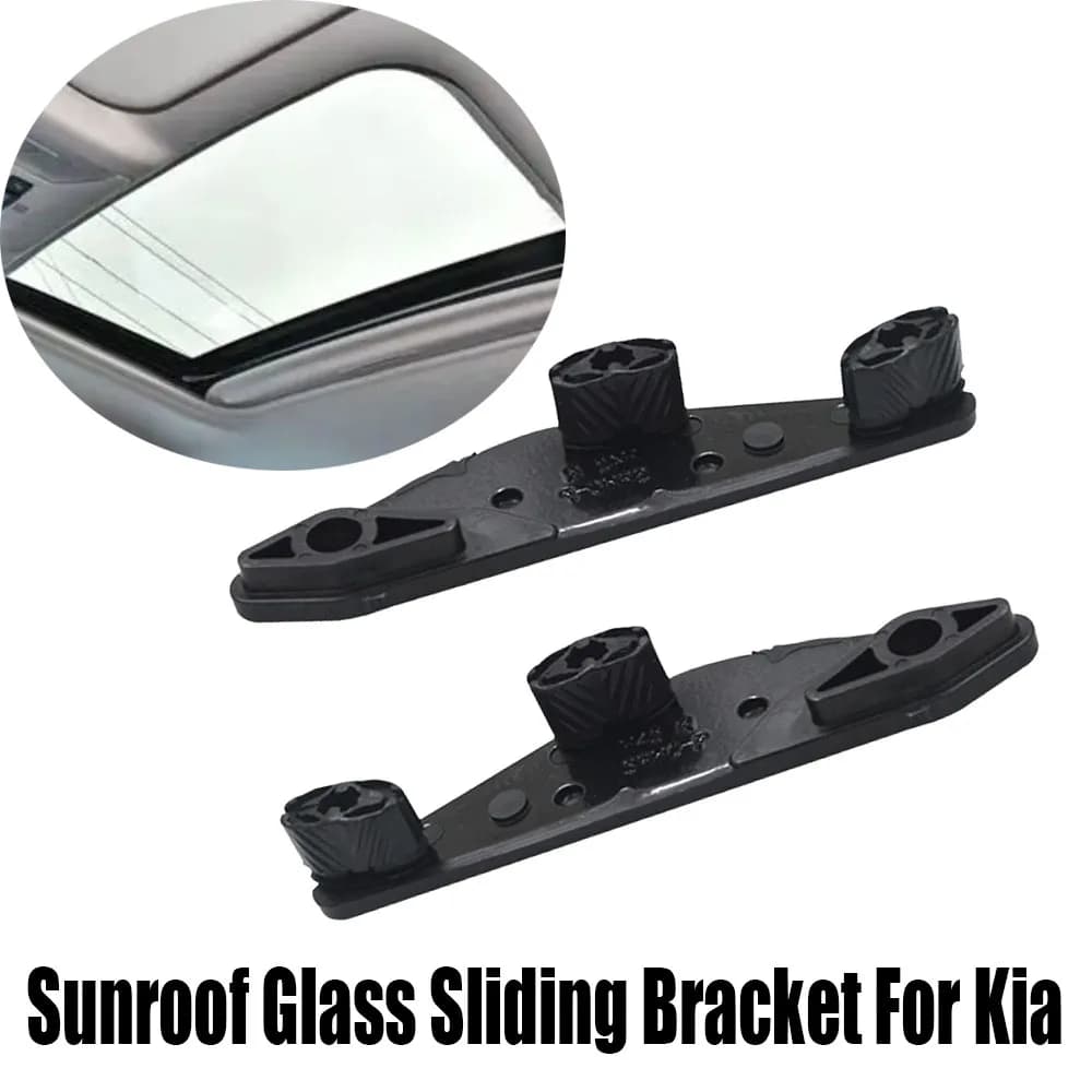 2pcs Car Sunroof Glass Sliding Bracket For Kia Sportage Sorento Ceed 81651-1P000 Black Plastic Sunroof Glass Sliding Bracket