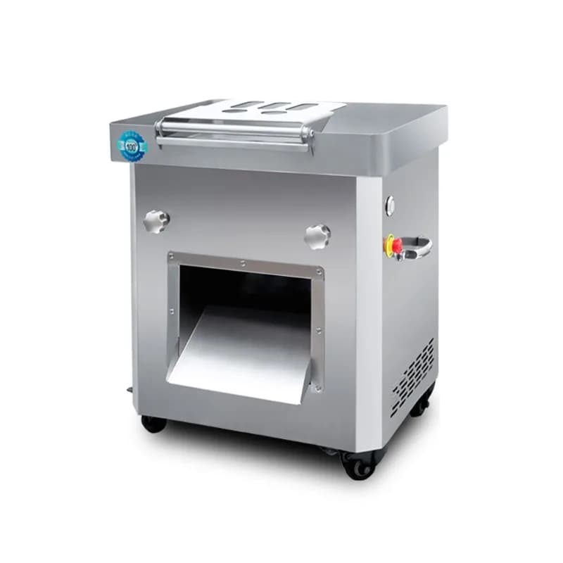 Large commercial multi-function electric meat cutter, slicing, shredding and dicing