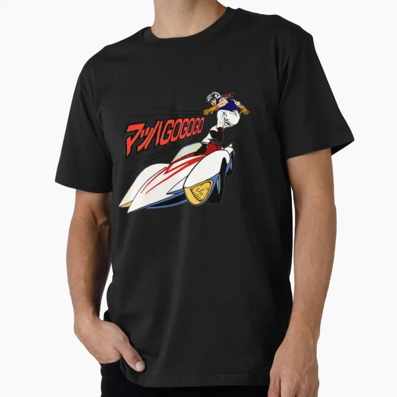 1208 Speed Racer Go Go Go Anime Gift t shirt for man Mach 5 Manga print Graphic Tee Y2K clothes All size S-6XL Cartoon Tops