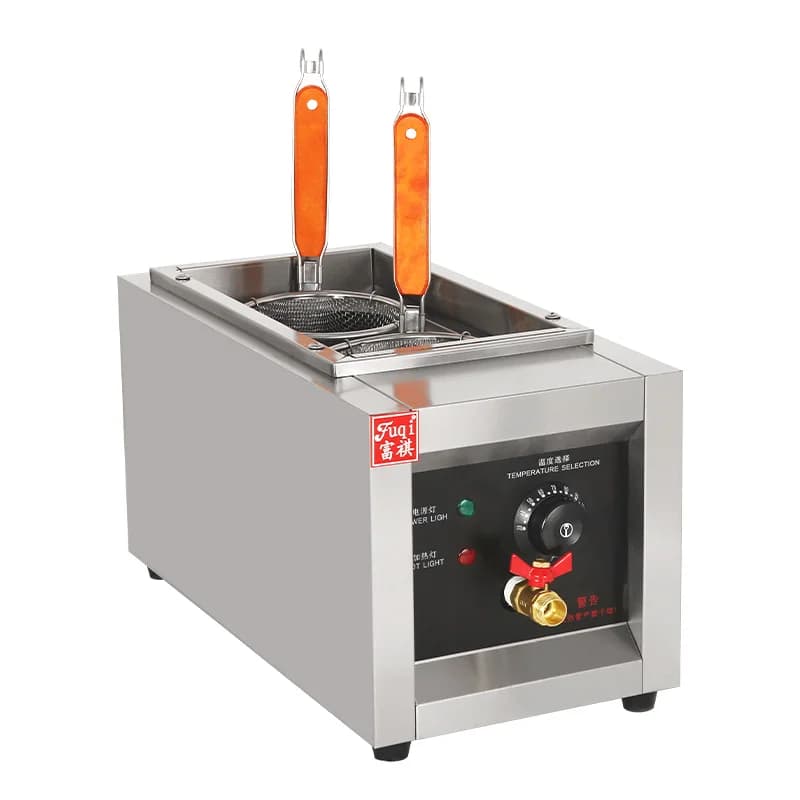 Stainless Steel Pasta Cooker Electric Pasta Maker Two Hole Noddles Machine for Commercial Use