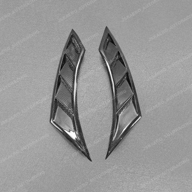 For Honda Civic FC FK7 FK8 Carbon Fiber DIY OE Front Fender Air Vents Ducts Trim car BodyKits