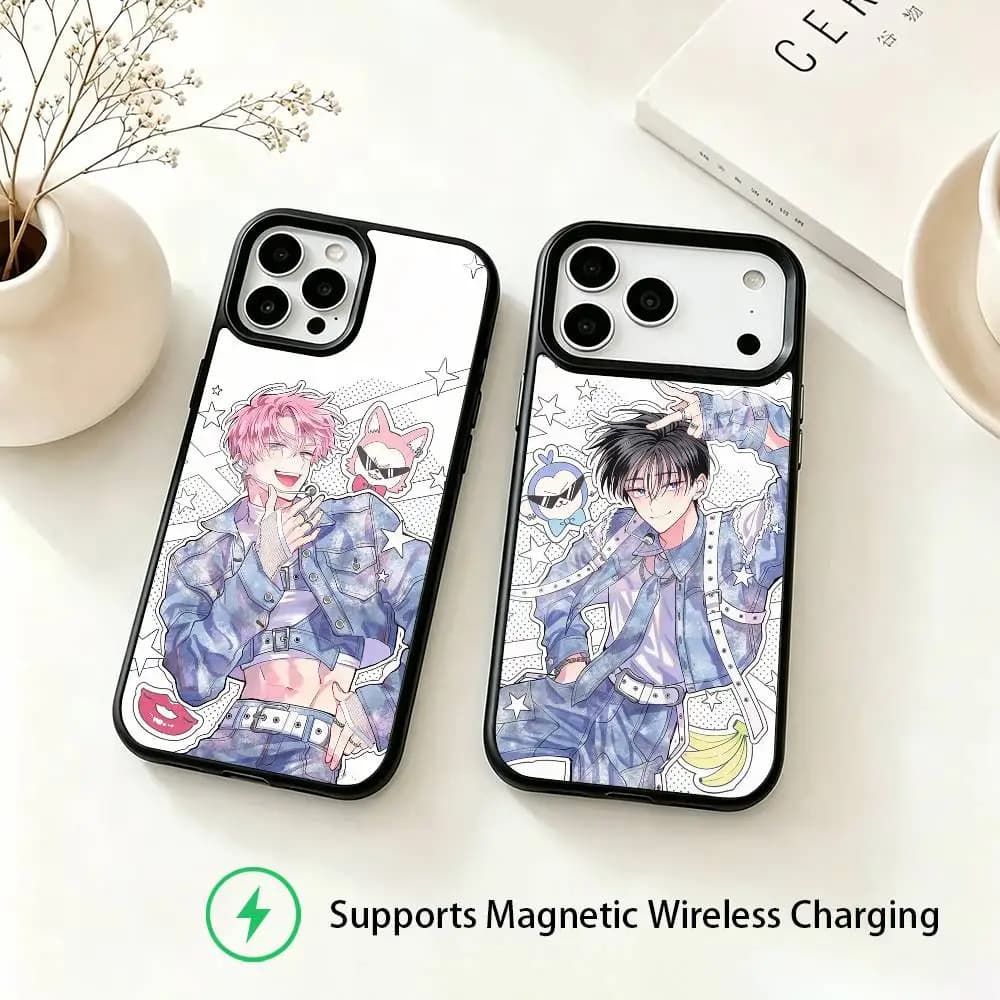 Tamon s B-Side Phone Case For iPhone18,17,16,15,14,13,12,11 Plus,Pro Allows magnetic wireless charging