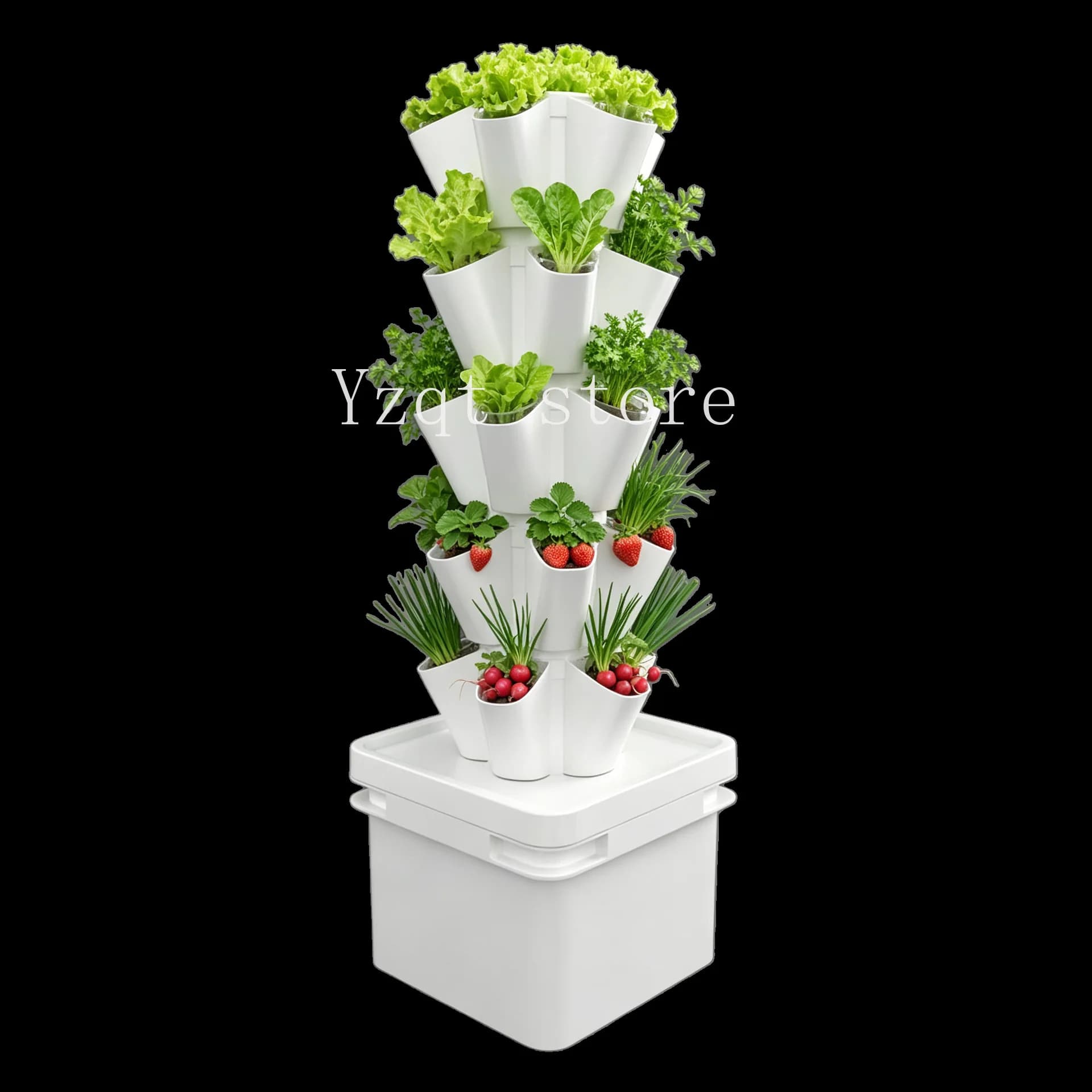 8 liters hydroponic planting tower, soilless cultivation planting equipment, hydroponic column, s cultivation column