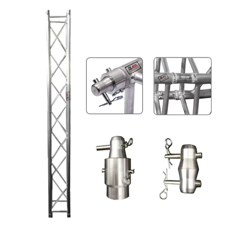 【High Quality】Aluminum Truss Lighting Stage Trade Show Booth Aluminum Truss System For Sale