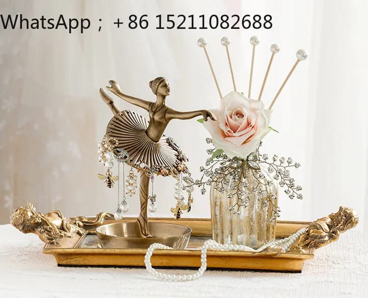 SCY exquisite jewelry rack ornament dresser light luxury high-end decoration bedroom necklace display stand
