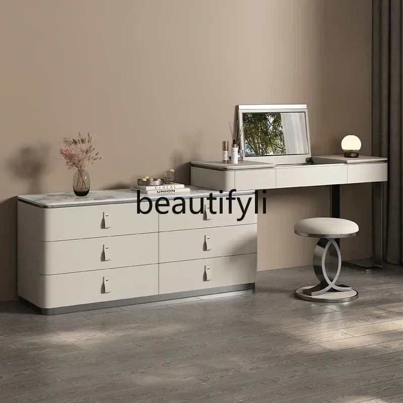 54Italian minimalist flip dresser, integrated bedroom light luxury makeup table, modern simple high-end makeup tableSSS