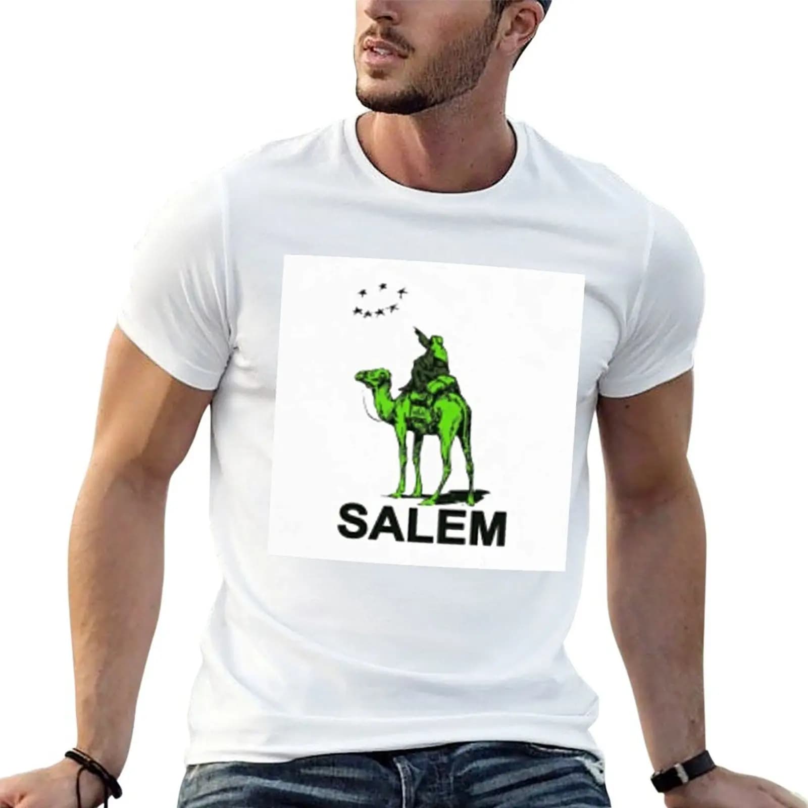salem silk road shirt T-Shirt basketball graphic tees summer clothes t shirts for men