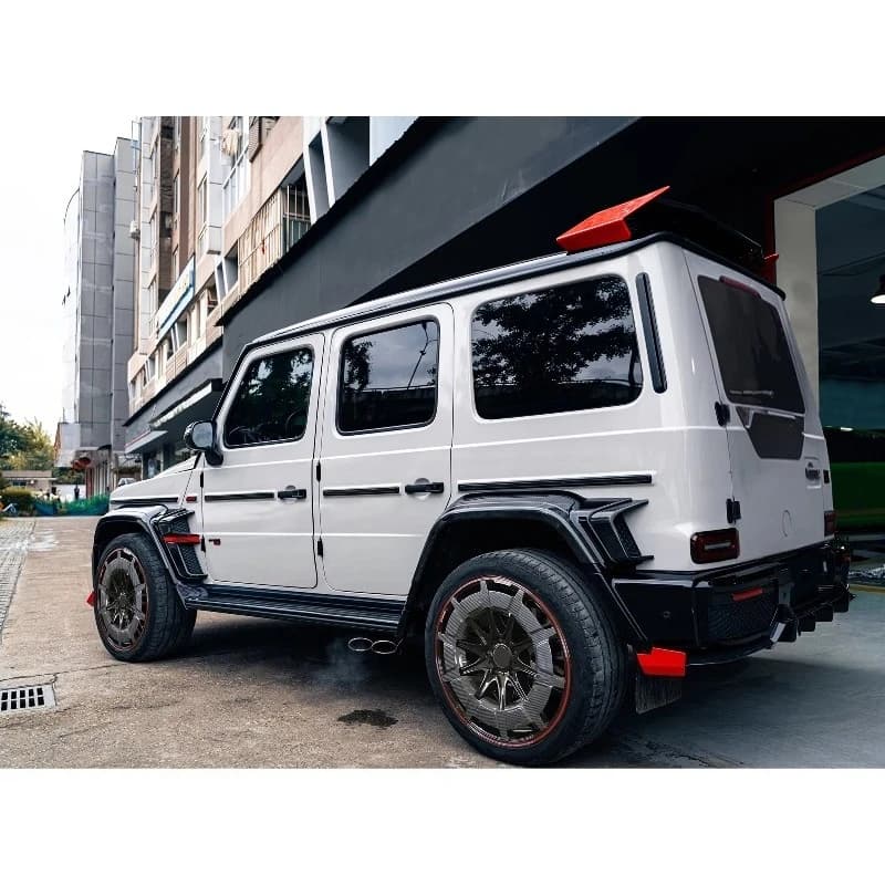 Upgrade G63 W464 Carbon Kit Rocket B900 Carbon Fiber Rear Wing Spoiler For W464 G63 G500 G550 2019y+ Car Accessories