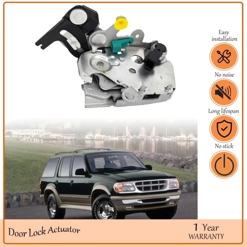 Rear Left Door Latch Lock for 1991-2001 Ford Explorer 1997-2001 Mercury Mountaineer 4.0L 5.0L,oem F77Z7826413B,F77Z7826413A