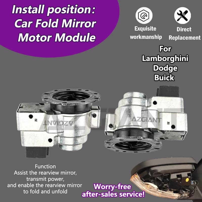 AZGIANT GM0817558 For Lamborghini Murcielago LP640/Buick Enclave Car Rearview Mirror Folding Inner Motor Parts