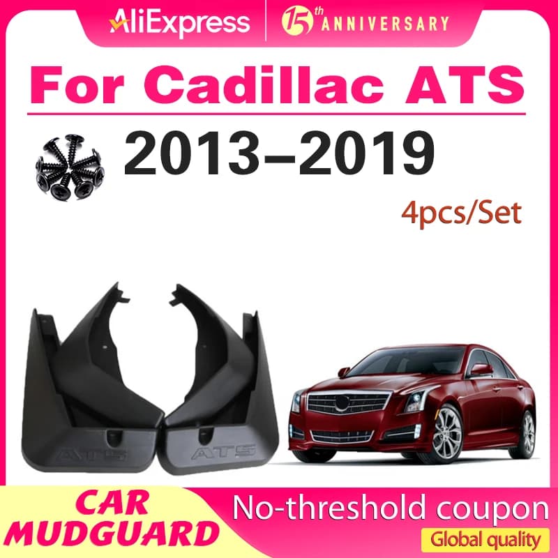 FOR Cadillac ATS 2013 2014 2015 2016 2017 2018 2019 Fender Mudguard Mud Flaps Guard Splash Flap Mudguards Car Accessories