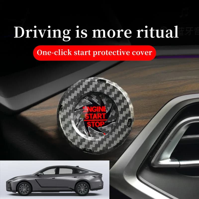 FOR Lexus Car one-button start decorative ring knob-type decorative cover ignition device switch hidden protective cover