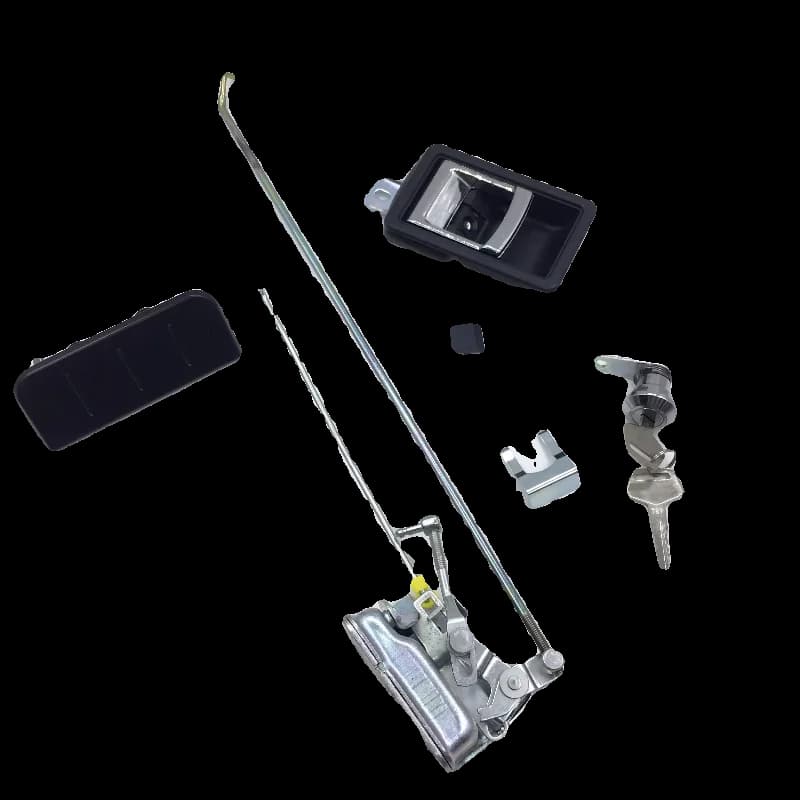 Excavator Accessories for Komatsus PC60-7/200-6/120/300-6 Cab Door Lock Assembly Inner and Outer Pulls
