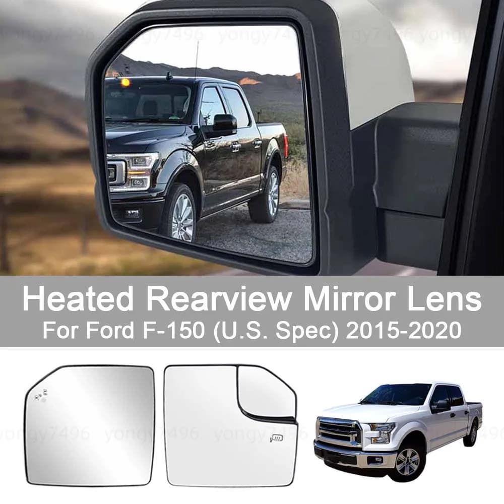 Cars Accessories Heated Rearview Mirror Lens For Ford F-150 (U.S. Spec) 2015-2020 Car Rearview Accessories Modify A Car