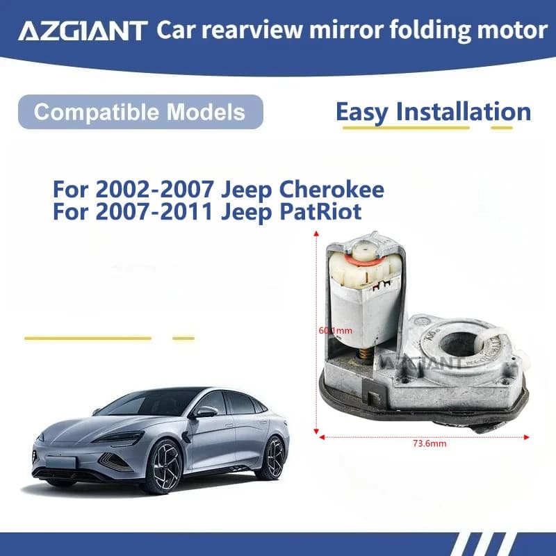 AZGIANT For 2002-2007 Jeep Cherokee/2007-2011 Jeep PatRiot Car Power Fold Mirror Motor R L  Replacement Part  car gadgets