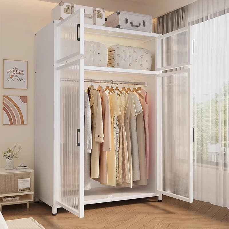 Cabinet Modern Closet Storage Organizer Partitions Portable Bedroom Clothes Wardrobe Display Guarda Roupa Lounge Suite Furniture