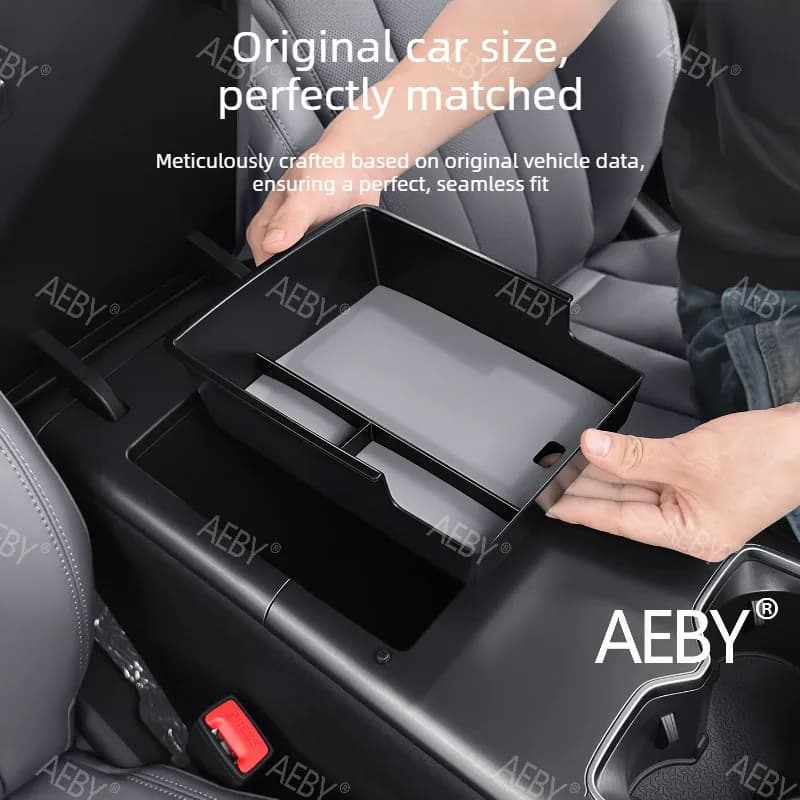 For BYD Song Pro DM-i 2025-2026 Center Console Armrest Storage Box,Anti-Slip Organizer Tray,Armrest Organizer Box,Interior